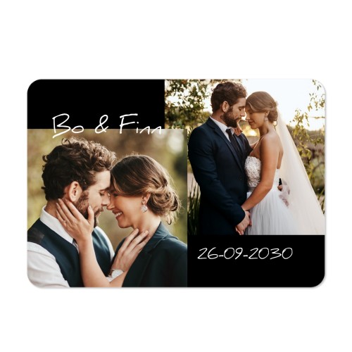 Fotokaart liggend met ronde hoeken 14,3 x 10 cm