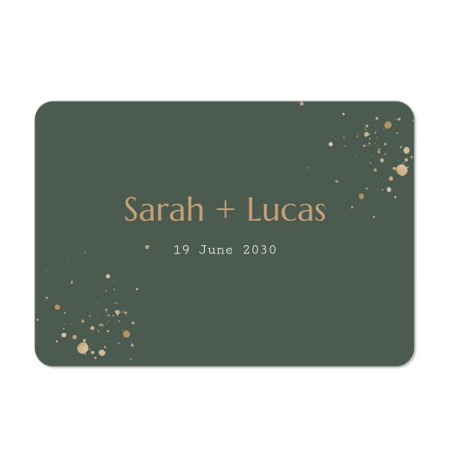 Fotokaart liggend met ronde hoeken 14,3 x 10 cm