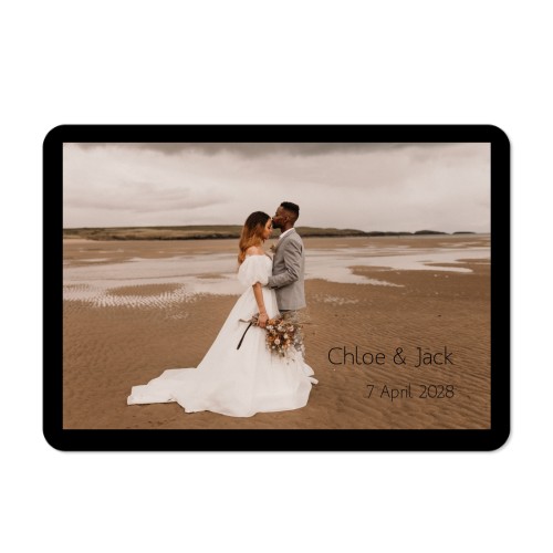 Fotokaart liggend met ronde hoeken 14,3 x 10 cm