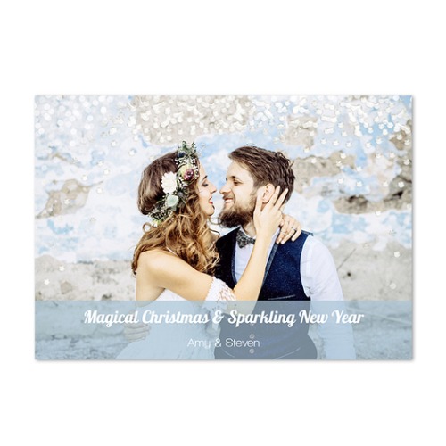 Faire-part relief brillant paysage 14,3 x 10 cm Faire-part relief brillant paysage 14,3 x 10 cm