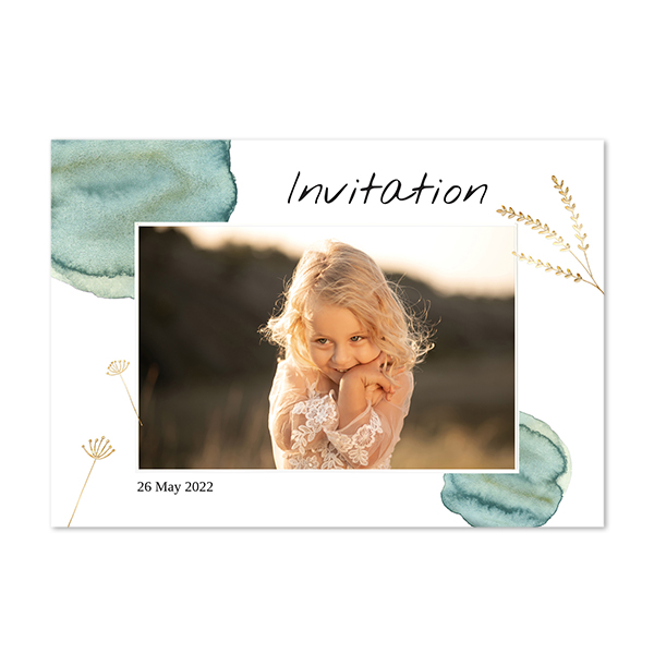 Spot UV Card Horizontal 14,3 x 10 cm