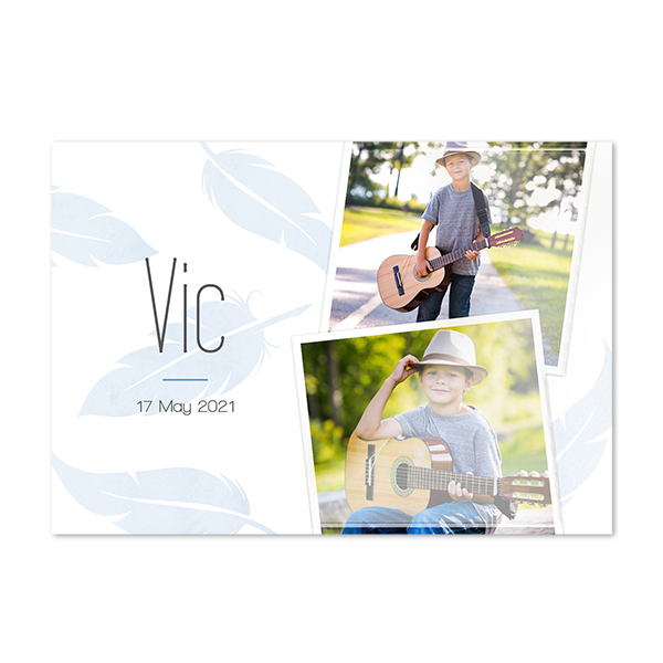 Spot UV Card Horizontal 14,3 x 10 cm