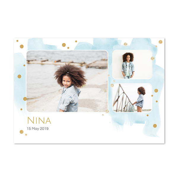 Spot UV Card Horizontal 14,3 x 10 cm