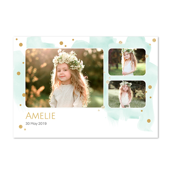 Spot UV Card Horizontal 14,3 x 10 cm