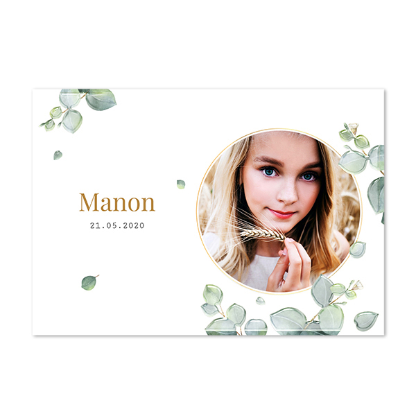 Spot UV Card Horizontal 14,3 x 10 cm