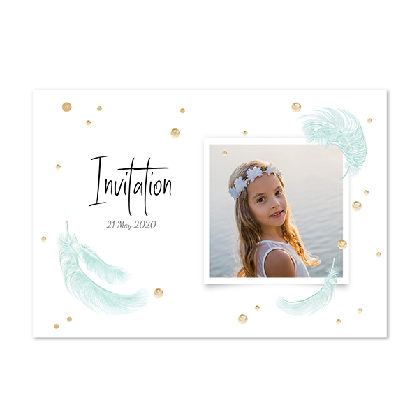 Feathers and golden sparkles