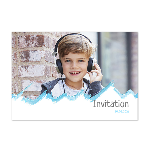 Spot UV Card Horizontal 14,3 x 10 cm