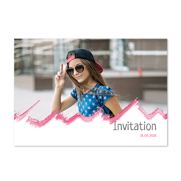 Spot UV Card Horizontal 14,3 x 10 cm Spot UV Card Horizontal 14,3 x 10 cm