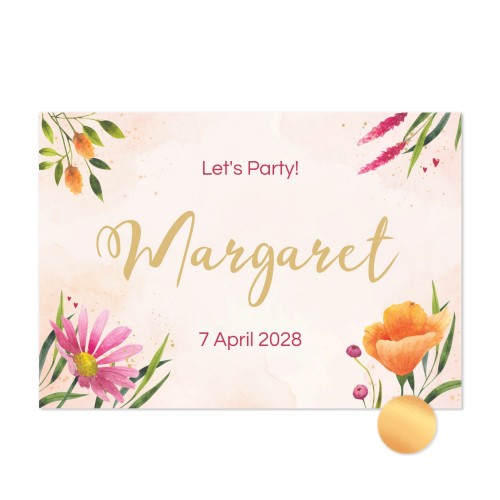 SingleCardHFoil_FloralSpringAquarelTOFoil