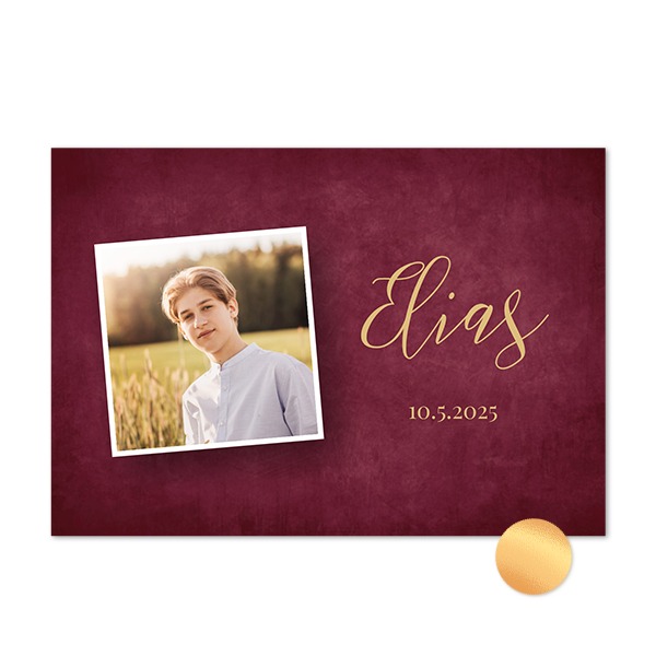 Kuvakortit kultafolio - Vaakataso 14,3 x 10 cm