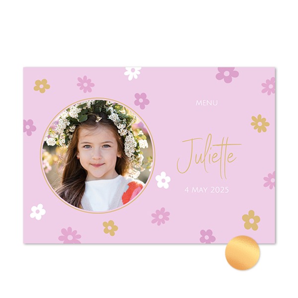 Gold Foil Photo Card Landscape 14,3 x 10 cm