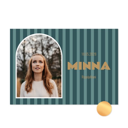 Kuvakortit kultafolio - Vaakataso 14,3 x 10 cm