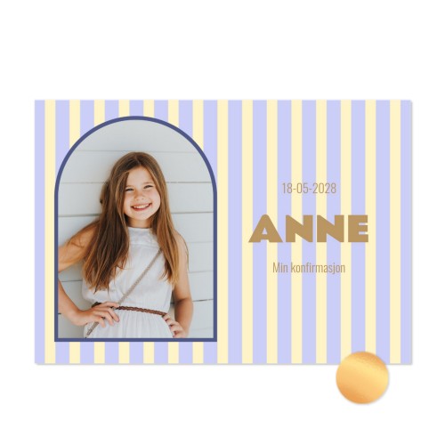 Fotokort med gullfolie - Liggende 14,3 x 10 cm Fotokort med gullfolie - Liggende 14,3 x 10 cm