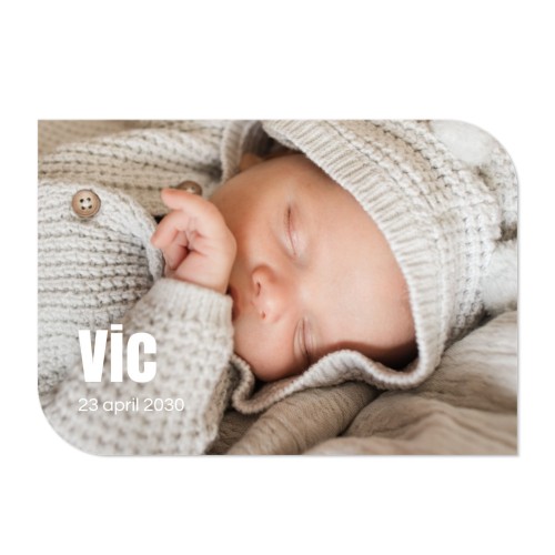 Single Card Half Rounded Horizontal 14,3 x 10 cm Single Card Half Rounded Horizontal 14,3 x 10 cm