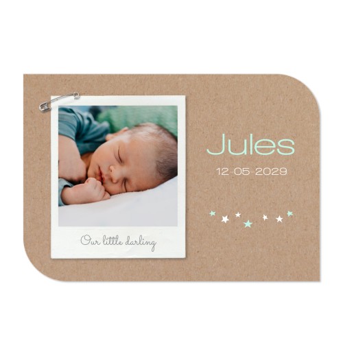 Single Card Half Rounded Horizontal 14,3 x 10 cm