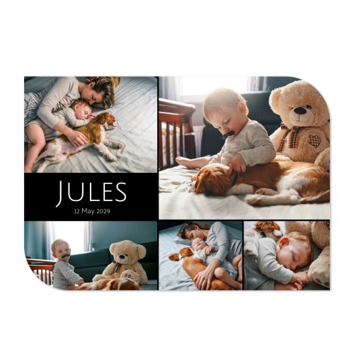 Single Card Half Rounded Horizontal 14,3 x 10 cm