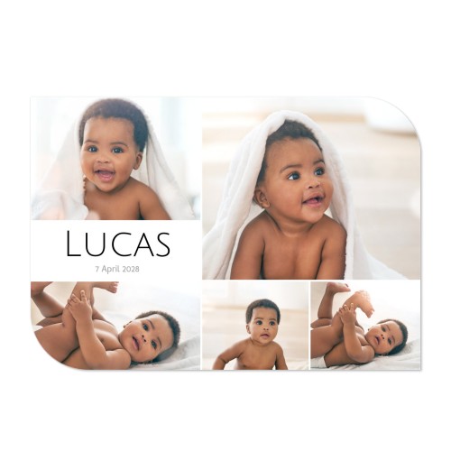 Fotokaart vleugel liggend 14,3 x 10 cm