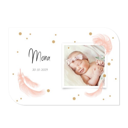 Single Card Half Rounded Horizontal 14,3 x 10 cm