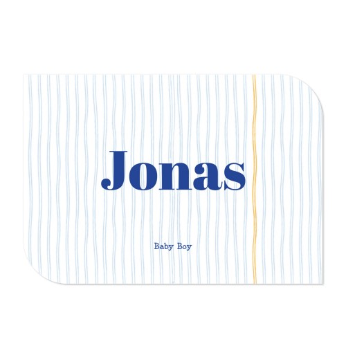 Single Card Half Rounded Horizontal 14,3 x 10 cm