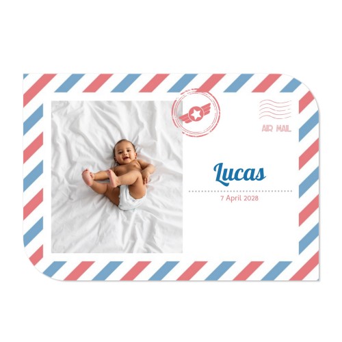 Enkle fotokort halvrundet landskap 14,3 x 10 cm