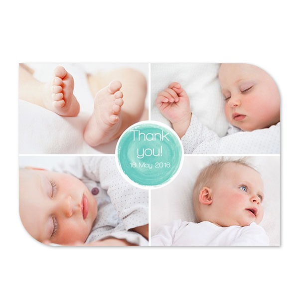 Fotokaart vleugel liggend 14,3 x 10 cm