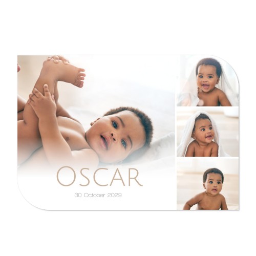 Fotokaart vleugel liggend 14,3 x 10 cm