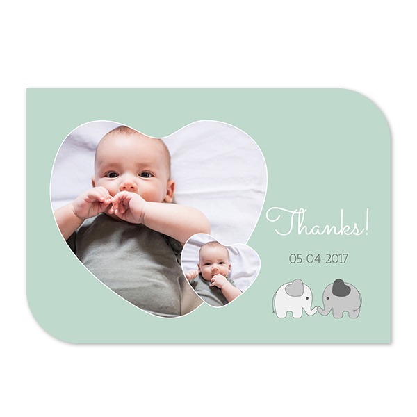 Enkle fotokort halvrundet landskap 14,3 x 10 cm