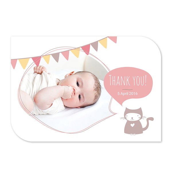 Klassinen kuvakortti siiven muotoinen vaaka 14,3 x 10 cm