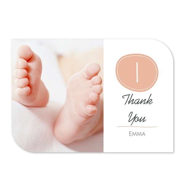 Single Card Half Rounded Horizontal 14,3 x 10 cm