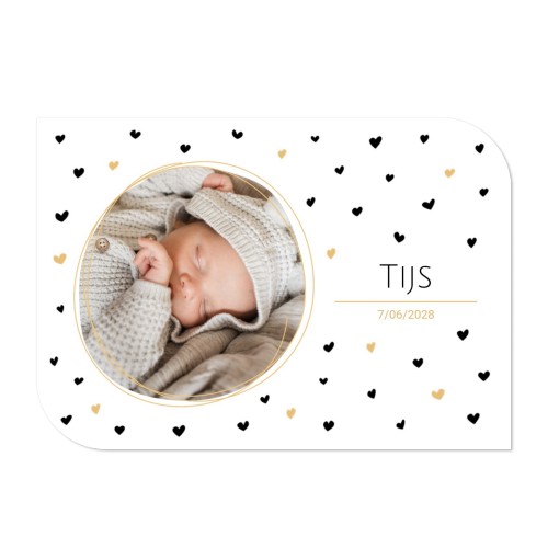 Fotokaart vleugel liggend 14,3 x 10 cm