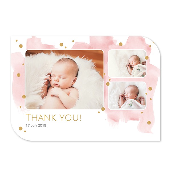 Enkla Fotokort vinge liggande 14,3 x 10 cm