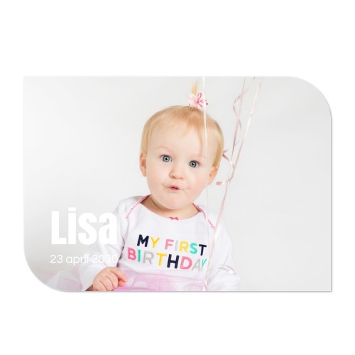 Single Card Half Rounded Horizontal 14,3 x 10 cm Single Card Half Rounded Horizontal 14,3 x 10 cm