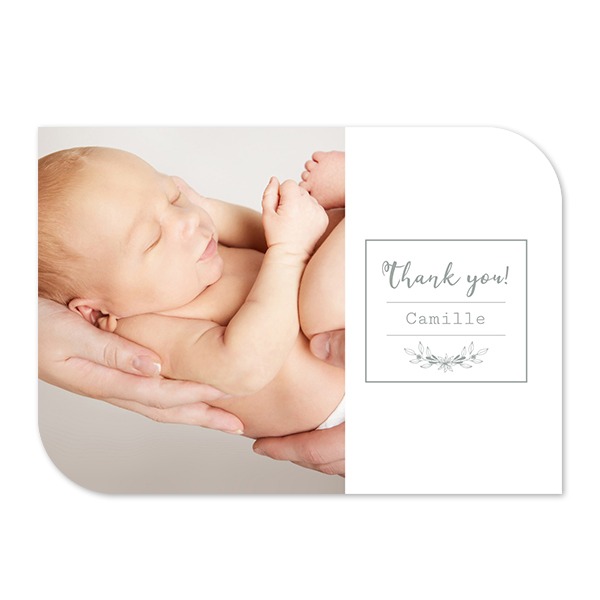 Single Card Half Rounded Horizontal 14,3 x 10 cm