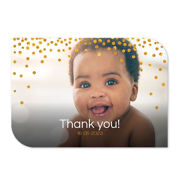 Single Card Half Rounded Horizontal 14,3 x 10 cm