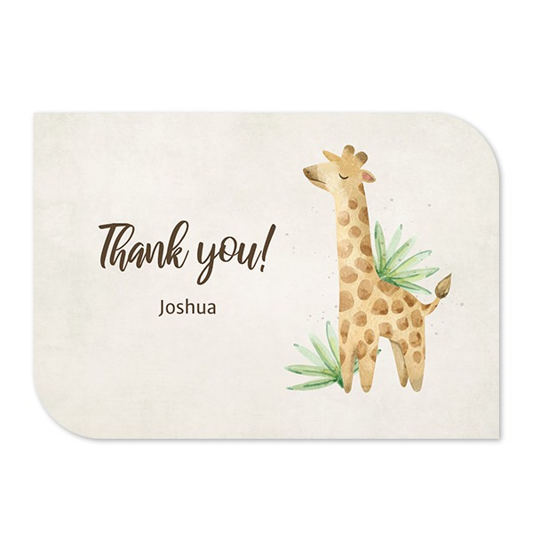 Single Card Half Rounded Horizontal 14,3 x 10 cm