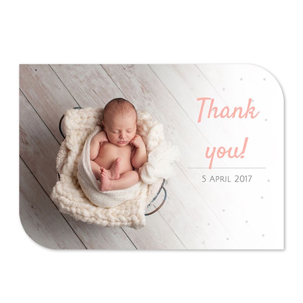 Single Card Half Rounded Horizontal 14,3 x 10 cm