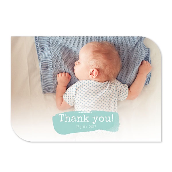 Single Card Half Rounded Horizontal 14,3 x 10 cm