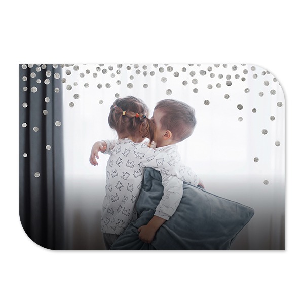 Single Card Half Rounded Horizontal 14,3 x 10 cm