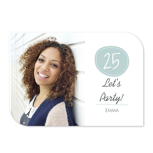 Grusskarte - Halbrunde Ecken Querformat 14,3 x 10 cm Grusskarte - Halbrunde Ecken Querformat 14,3 x 10 cm