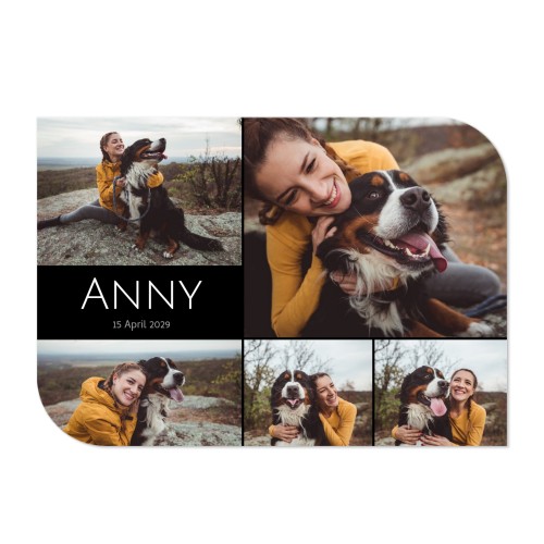 Fotokaart vleugel liggend 14,3 x 10 cm