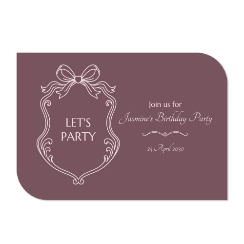 Single Card Half Rounded Horizontal 14,3 x 10 cm