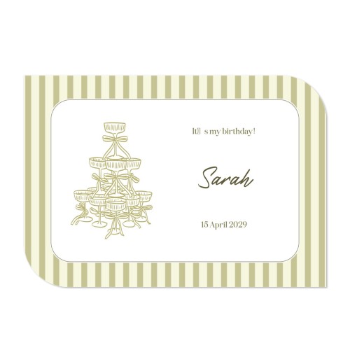 Enkle Fotokort halvrundet liggende 14,3 x 10 cm