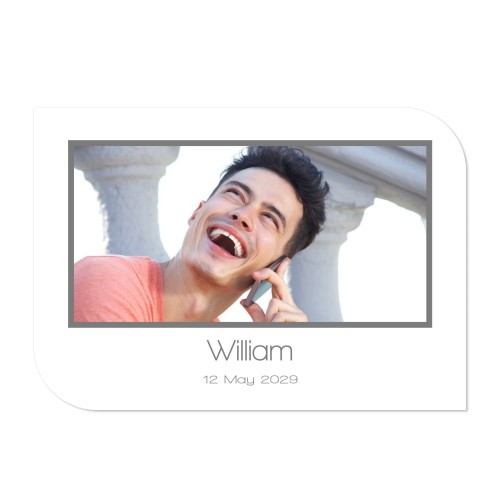 Fotokaart vleugel liggend 14,3 x 10 cm