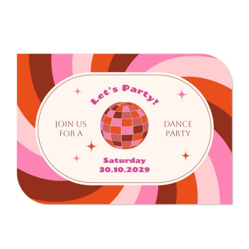 Funky Disco Party - Text Only Funky Disco Party - Text Only