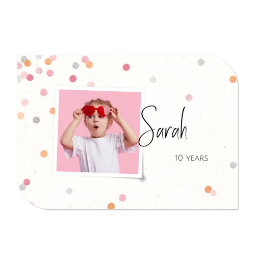 Single Card Half Rounded Horizontal 14,3 x 10 cm