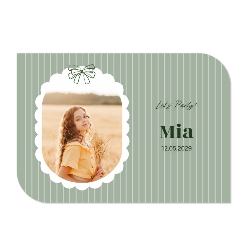 Fotokaart vleugel liggend 14,3 x 10 cm