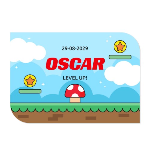 Single Card Half Rounded Horizontal 14,3 x 10 cm