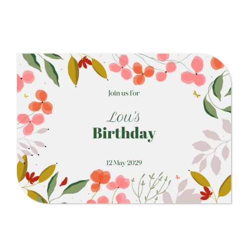 Enkla Fotokort vinge liggande 14,3 x 10 cm