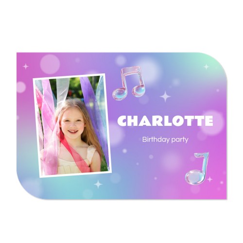 Single Card Half Rounded Horizontal 14,3 x 10 cm