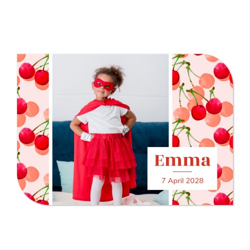 Faire-part 1 volet Bords ronds diagonale paysage 14,3 x 10 cm Faire-part 1 volet Bords ronds diagonale paysage 14,3 x 10 cm